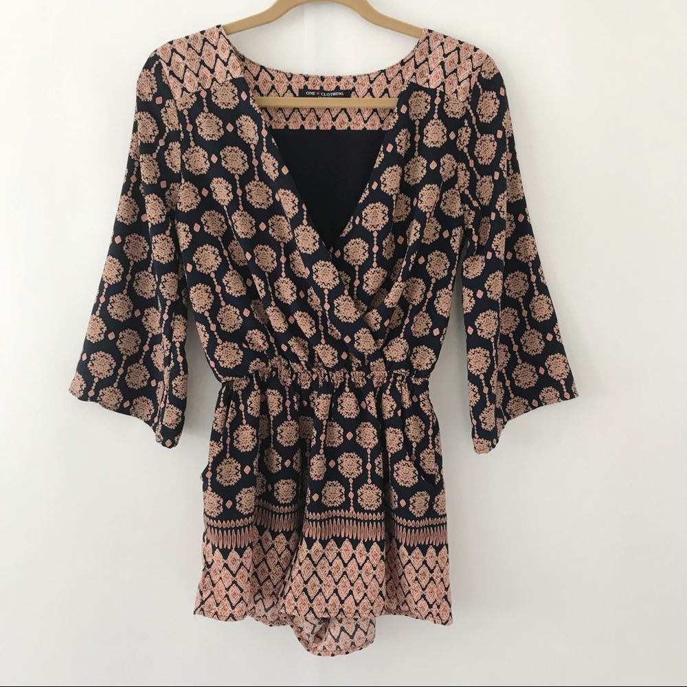 One ♥️ Clothing Los Angeles Boho Romper - Size S